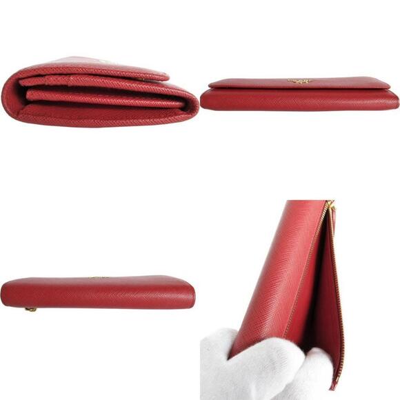 PRADA Red Leather Wallet - Picture 4 of 5